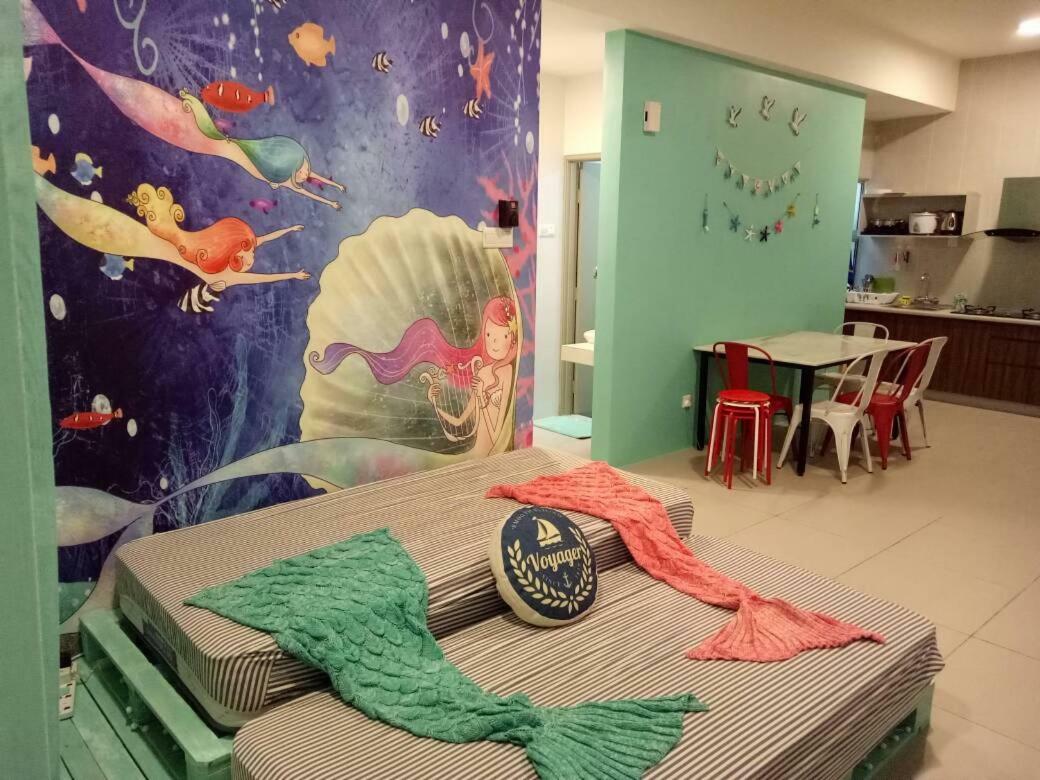 Blue Romance Mermaid Cameron Stay 9 Pax Next To Night Market Cameron Highlands Exterior photo